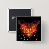 ハート再生 缶バッジ (正面&裏面)