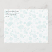 ハート写真の移動の発表アドレスの変更 案内ポストカード (裏面)