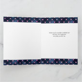 ハート写真コラージュ36写真の愛のハート記念日 カード (内部)