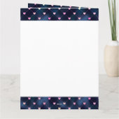 ハート写真コラージュ36写真の愛のハート記念日 カード (裏面)