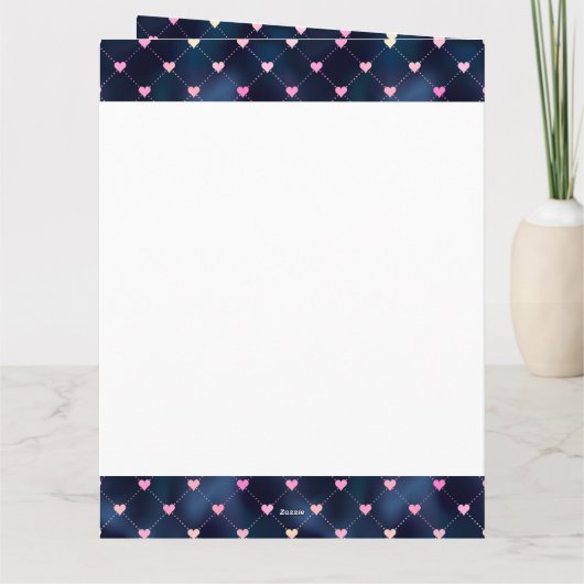 ハート写真コラージュ36写真の愛のハート記念日 カード (裏面)