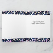 ハート写真コラージュ36枚ハート任意の年齢誕生日 カード (内部)