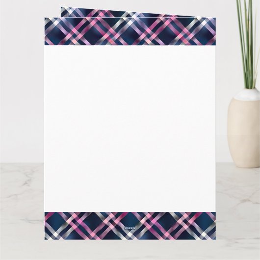 ハート写真コラージュ36 Pic Plaid任意の年齢誕生日 カード (裏面)