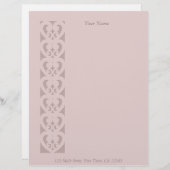 ハート切り出し レターヘッド (正面/裏面)