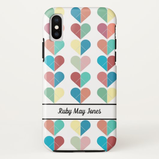 ハート列 Case-Mate iPhoneケース (裏面)