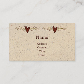 ハート初期の名刺 名刺