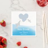 ハート刺し |赤ちゃんシャワーペーパーナプキン スタンダードカクテルナプキン (インサイチュ)