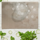 ハート勇気付けられるグランジ、 キッチンタオル (折り畳み)