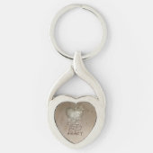 ハート勇気付けられるグランジ、 キーホルダー (正面)