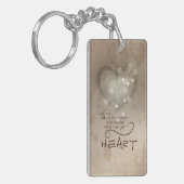 ハート勇気付けられるグランジ、 キーホルダー (正面左)