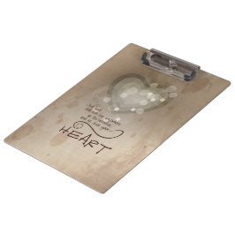 ハート勇気付けられるグランジ、 クリップボード