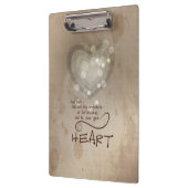 ハート勇気付けられるグランジ、 クリップボード (左)