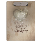 ハート勇気付けられるグランジ、 クリップボード (正面)