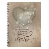ハート勇気付けられるグランジ、 ノートブック (正面)
