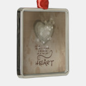 ハート勇気付けられるグランジ、 メタルオーナメント (右)