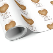 ハート勇気付けられるグランジ、 ラッピングペーパー (ロールコーナー)