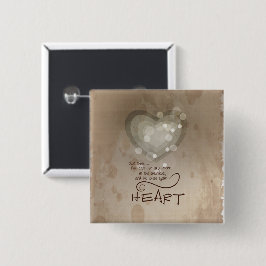 ハート勇気付けられるグランジ、 缶バッジ