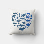 ハート動物 クッション (正面)