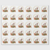 ハート包み紙 ラッピングペーパー (フラット)