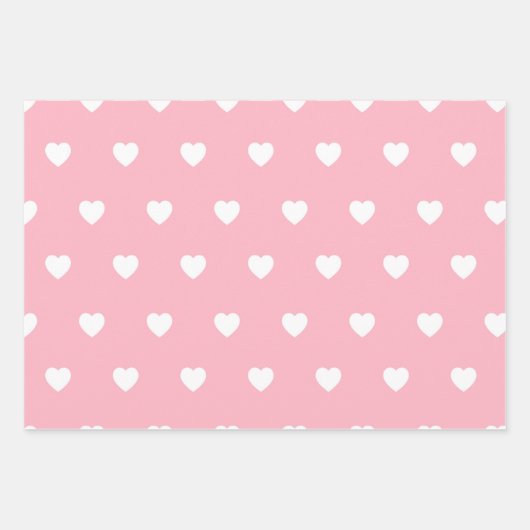 ハート包装紙 – 包装紙 – ギフトラップ (正面)