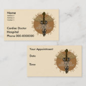 ハート医 予約カード (正面/裏面)