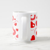 ハート印刷コーヒーマグ ジャンボコーヒーマグカップ (裏面)