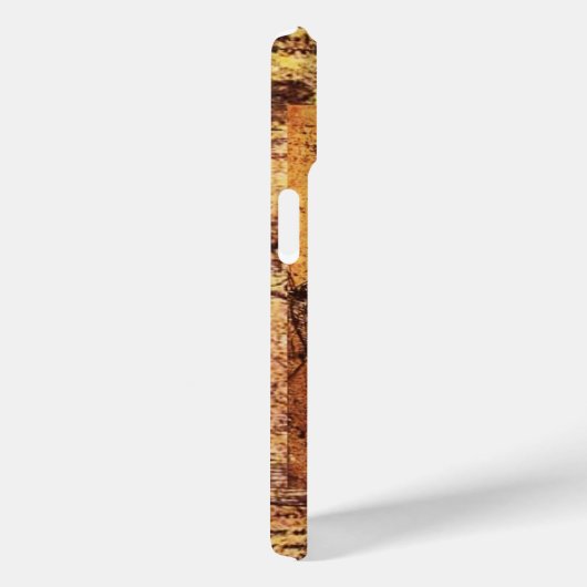 ハート及びその血管パーチメントジェムモノグラム Case-Mate iPhoneケース (裏面 / 右)