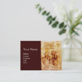 ハート及びその血管,心臓専門医モノグラム 名刺 (スタンド正面)