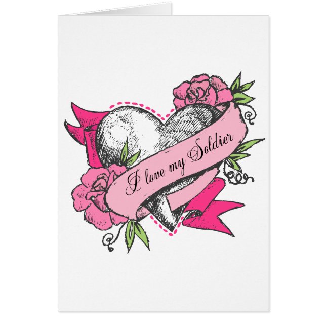 ハート及びバラ (正面)