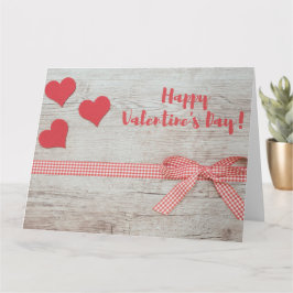 ハート及びリボンカード カード