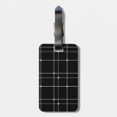 ハート及び渦巻形のな原稿のたった今結婚しました ラゲッジタグ (裏面縦)