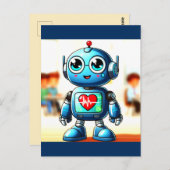 ハート友はがき ポストカード (正面/裏面)