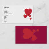 ハート名刺 名刺 (正面/裏面)