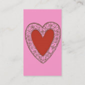 ハート名刺 名刺 (裏面)