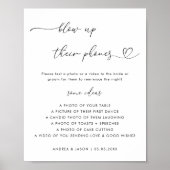 ハート吹が電話の印結婚印を書く ポスター (正面)