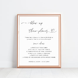 ハート吹が電話の印結婚印を書く ポスター