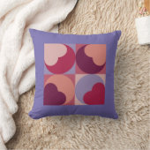 ハート図形 クッション (ブランケット)