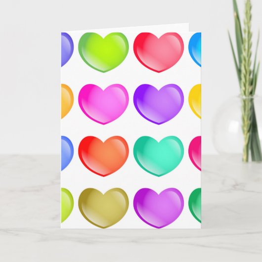 ハート図形 シーズンカード (正面)