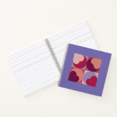 ハート図形 ノートブック (内部)