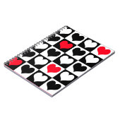 ハート図形 ノートブック (左側)