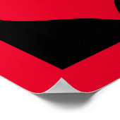 ハート図形 ポスター (角)