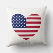 ハート国旗USAピロー クッション (裏面)