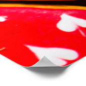 ハート型のクッキーはバレンタインデー用にアイシング ポスター (角)