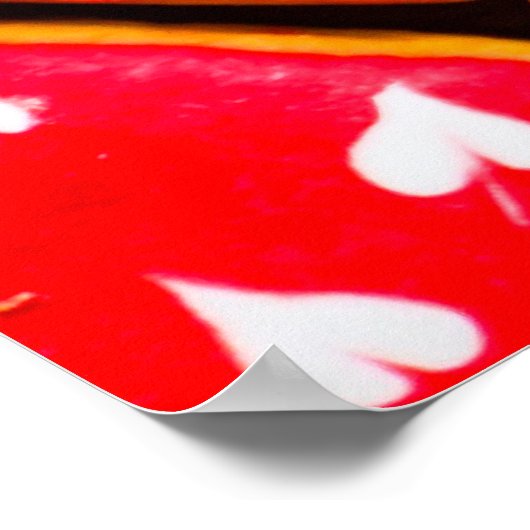 ハート型のクッキーはバレンタインデー用にアイシング ポスター (角)