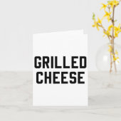 ハート型のグリルチーズとトマトスープのペアコスチュームF カード (黄色い花)