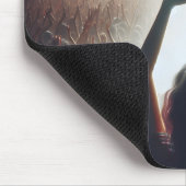 ハート型のサインを持つコンサートの群衆 マウスパッド (コーナー)