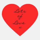 ハート型のシールがたくさん ハートシール (正面)