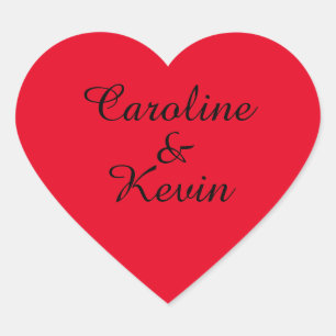 ハート型のシール（カップル） ハートシール