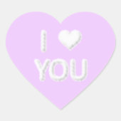 ハート型のステッカーが大好き ハートシール (正面)