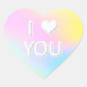 ハート型のステッカーが大好き ハートシール (正面)